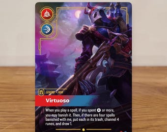 Diseño de Jhin Luna de Sangre - Leyenda personalizada