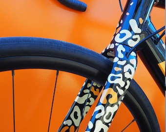 Bicycle stickers set #2_cheetah
