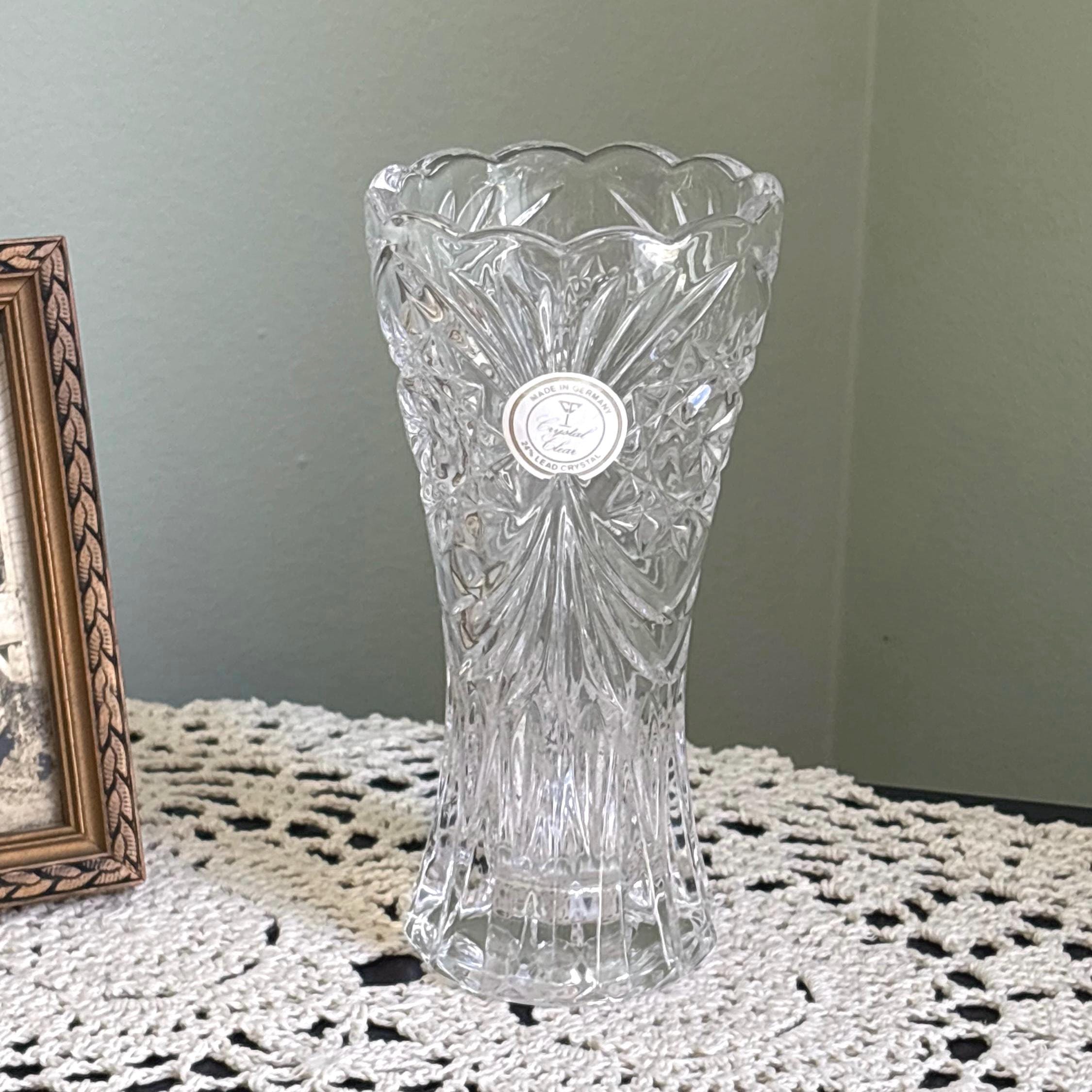 German crystal vase - Etsy 日本