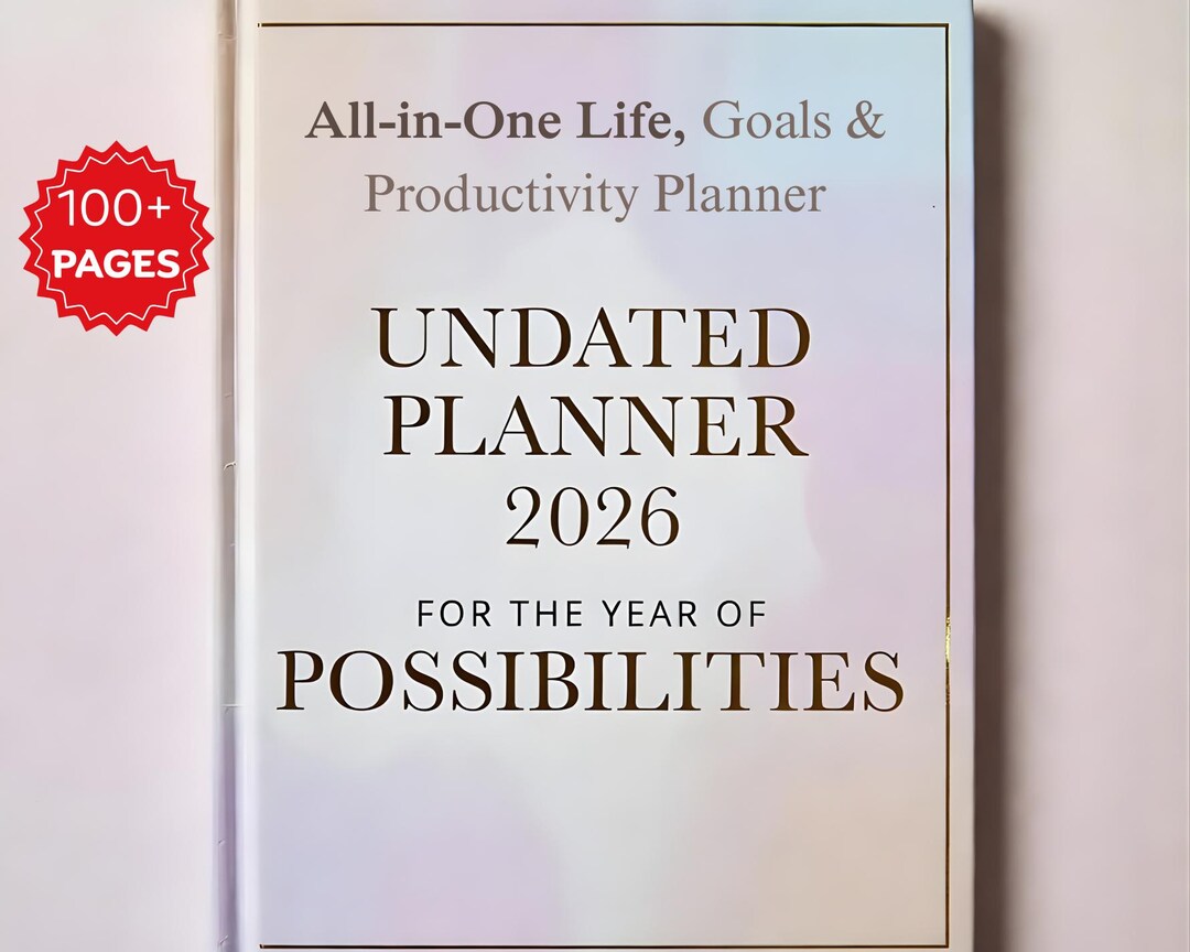 Goals Tracker Onenote Undated Planner 2026 | All in One Note Hyperlinked Digital Life Planner ...
