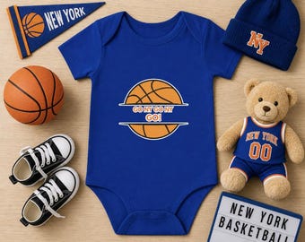 Knicks Basketball Infant Bodysuit | Baby Sports Onesie | NBA Finals 2026