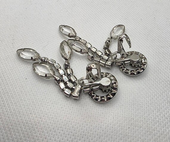 Cascading Rhinestone Statement Necklace - image 3