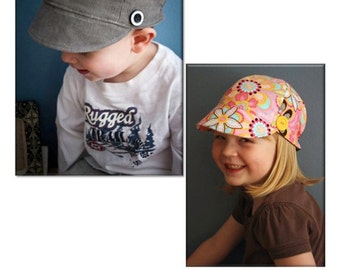 Newsboy Hat PDF Sewing Pattern - INSTANT DOWNLOAD tutorial - Unisex - Child and Youth Size