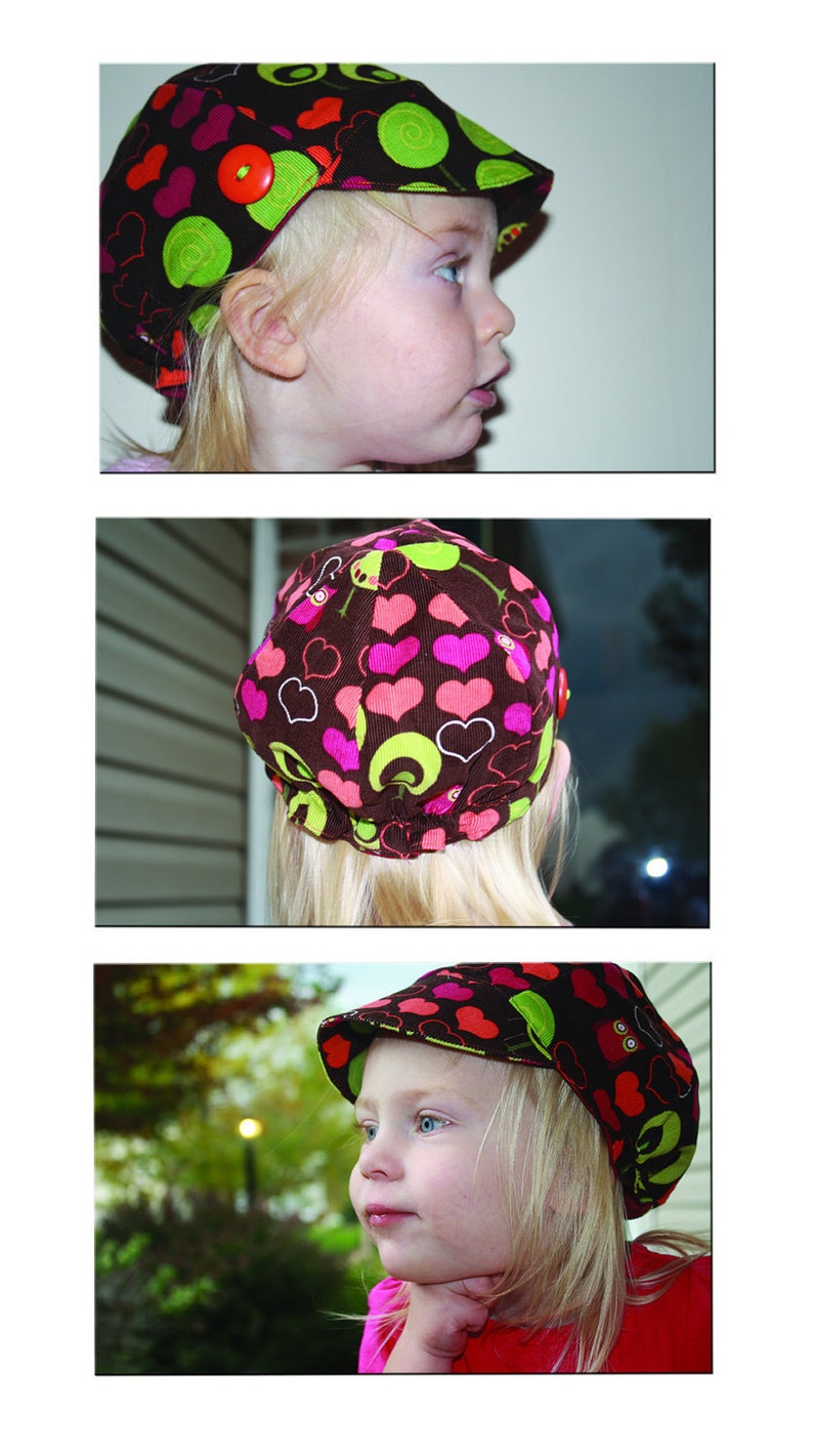 Newsboy Hat PDF Sewing Pattern INSTANT DOWNLOAD tutorial Unisex Child and Youth Size image 5