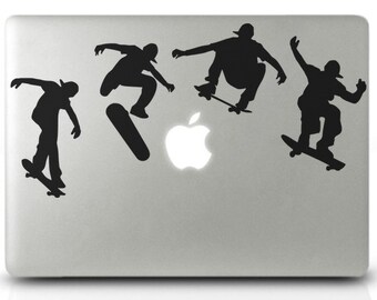 Laptop Sticker Skate boarders DECAL - Vinyl sticker imac Macbook Skate Boarding Skate Board Computer Sticker Skin
