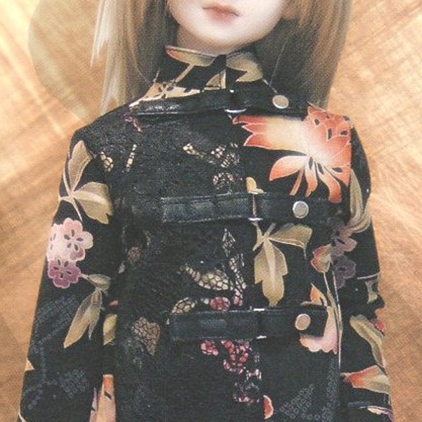 Veste Mandarin SD Anglais + Tutoriel Patron de Couture BJD PDF