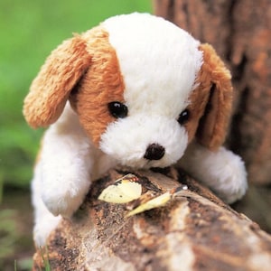 Patron de Couture Peluche Chiot Saint Bernard Mignon PDF Noms des modèles anglais