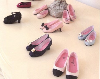 Tutoriel MSD et SD chaussures plates chic chic et talons bjd patron PDF Modèles anglais noms et clé de couture inclus