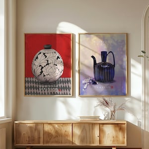 May include: A set of three ceramic mugs with a speckled, matte finish. The mugs are in shades of cream, light grey, and dark grey. Each mug has a simple, minimalist design, ideal for coffee or tea.