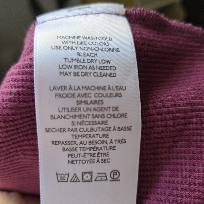 Urban Outfitters BDG Women's Cameron Henley Sweater Size M Purple Grunge Y2k Bild 6