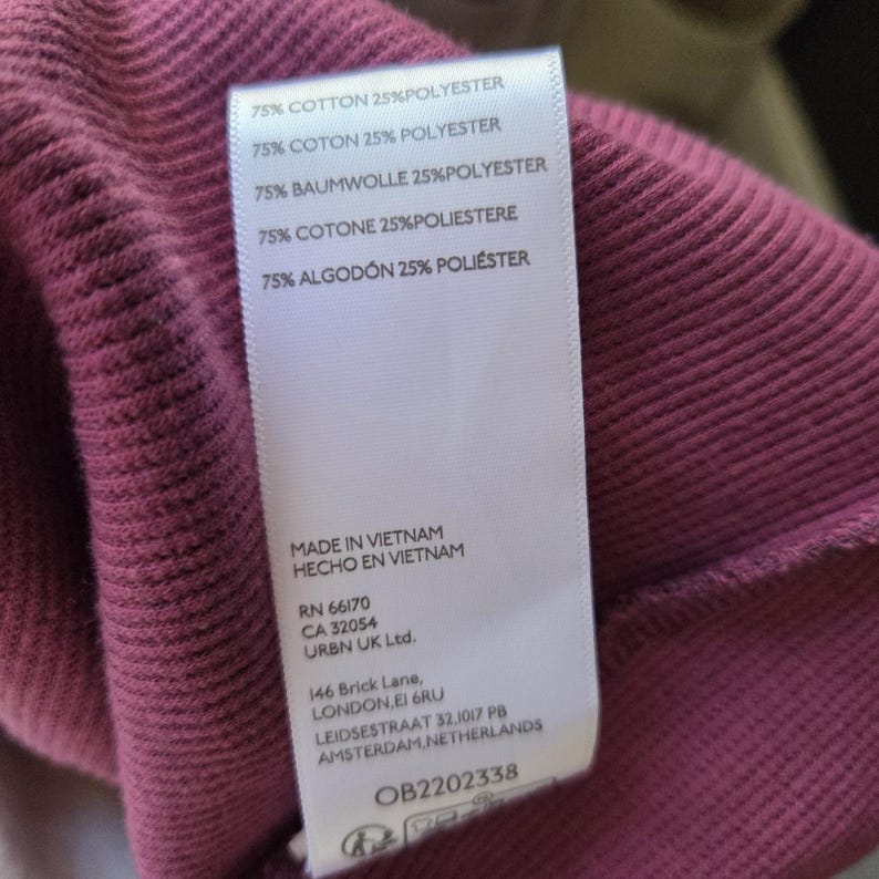 Urban Outfitters BDG Women's Cameron Henley Sweater Size M Purple Grunge Y2k Bild 7