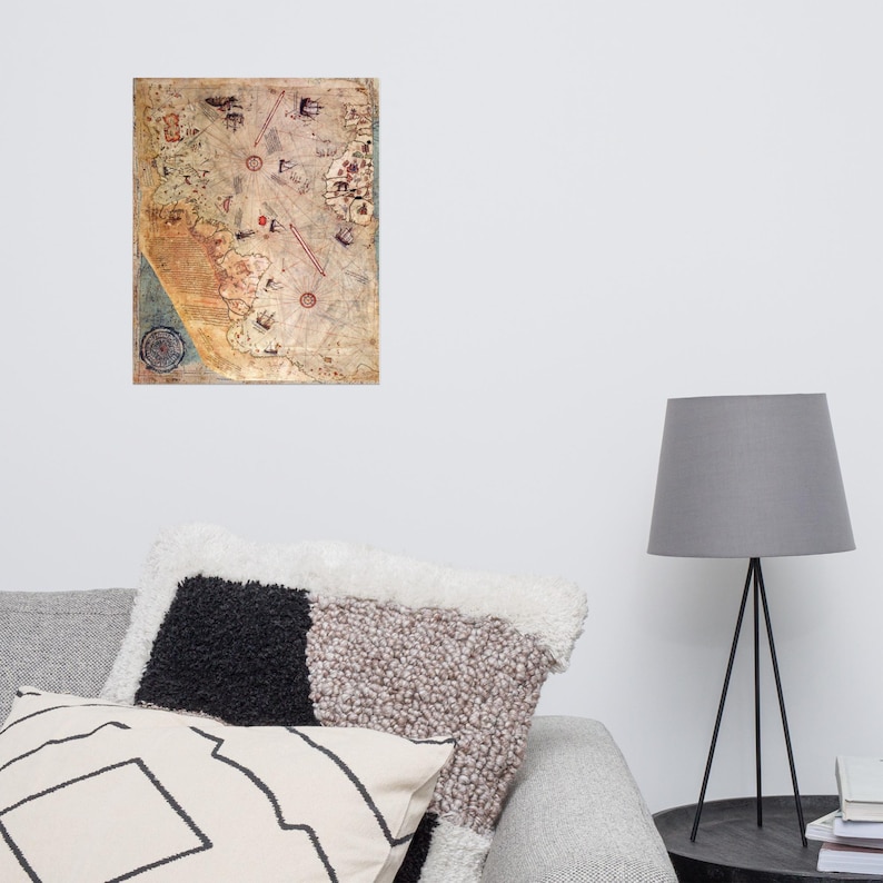 Perry Reyes Map The Piri Reis Map of 1513: Mystery, History, and the Lost World - Etsy