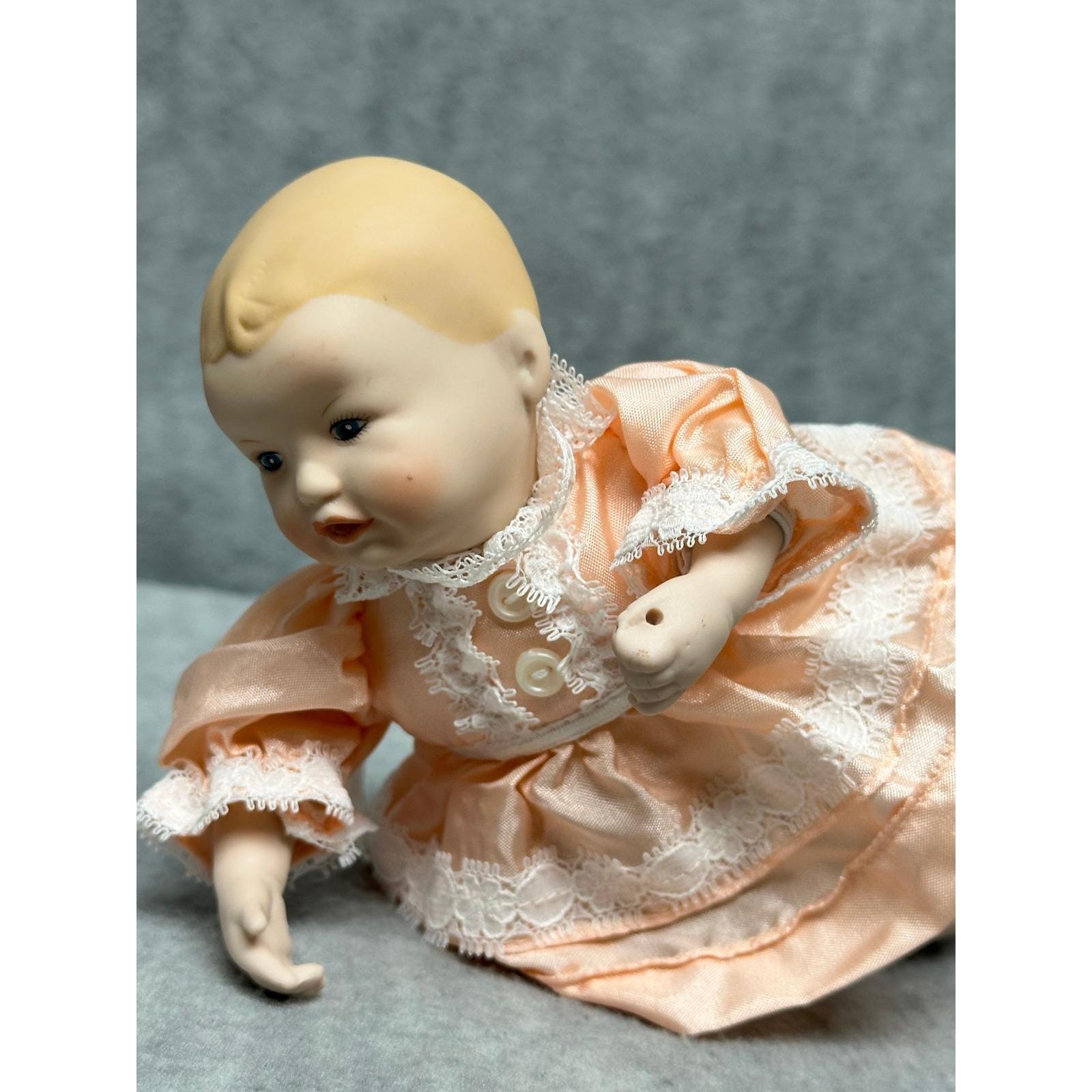 Crawling Baby Porcelain Doll - Etsy