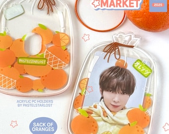 INNO X D/STANS FD3S Keychain Orange 未開封 Sack of Oranges Acrylic Photocard Holder Keychain - Etsy