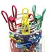 Metal Multi Purpose Clips with Plastic Coating, Colorful Craft Fabric Sewing Crocheting Spring Clips, Clothespins, Set of 6 itsyourcountry