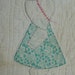 Prim Sunbonnet Sue Quilt Block, Antique Hand Appliqued Hand Quilted Jadeite Feed Sack Sun Bonnet Girl itsyourcountry