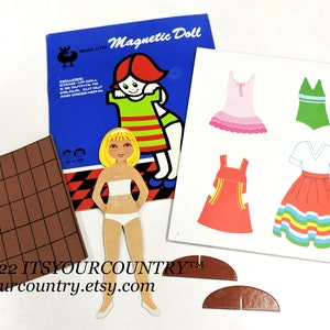 Make-it Mondays: DIY Magnetic Paper Dolls - Creative K Kids