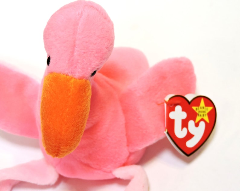 Pinky Flamingo TY Beanie Baby 1995 Retired 10 Pink | Etsy