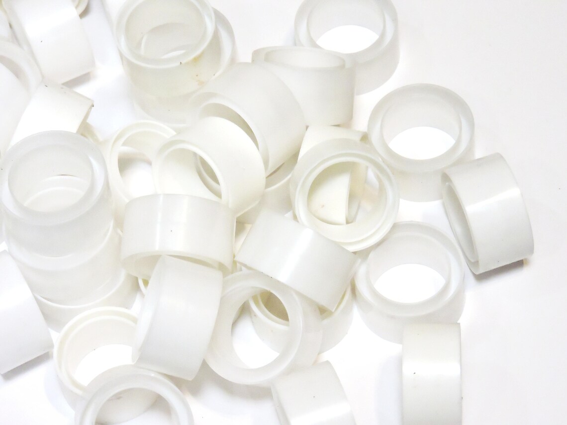 Plastic Rings White Tape Rolls for Macrame Jewelry Making Etsy