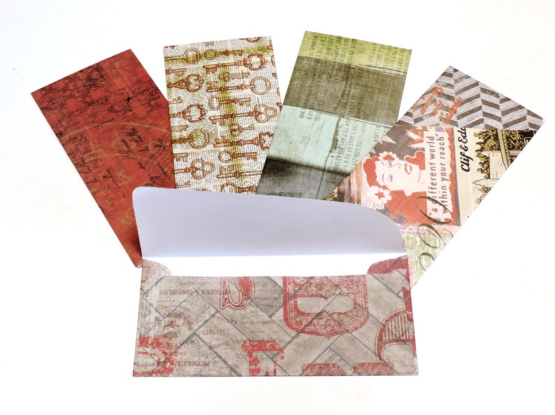 Cash System Envelopes Decorative Money Gift or Bank Savings Etsy