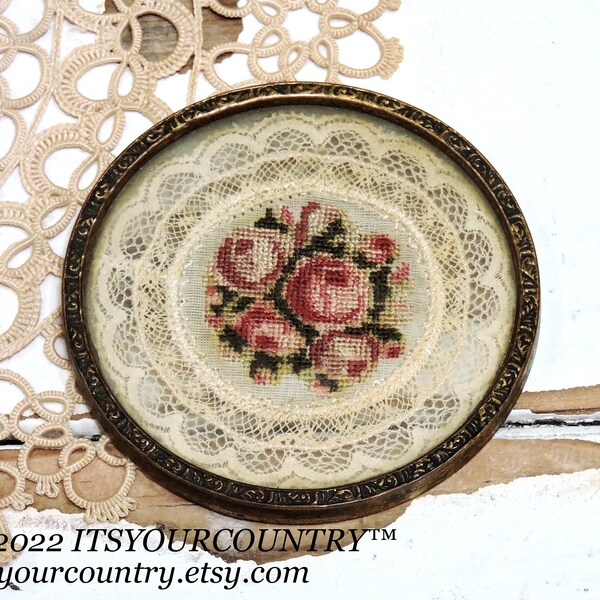 Cross Stitch Coaster Etsy