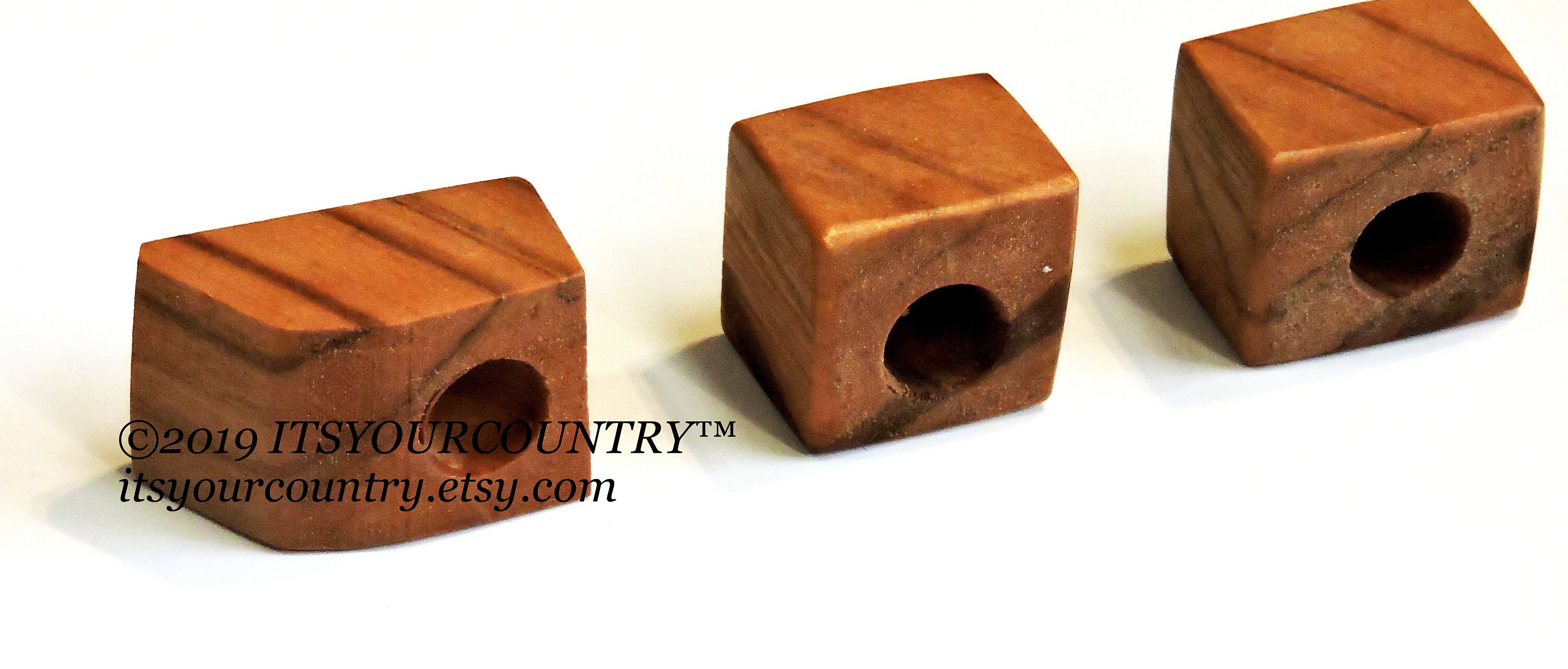 Teak Wood Beads Chunky Brown Wooden Vintage Irregular Shaped Etsy