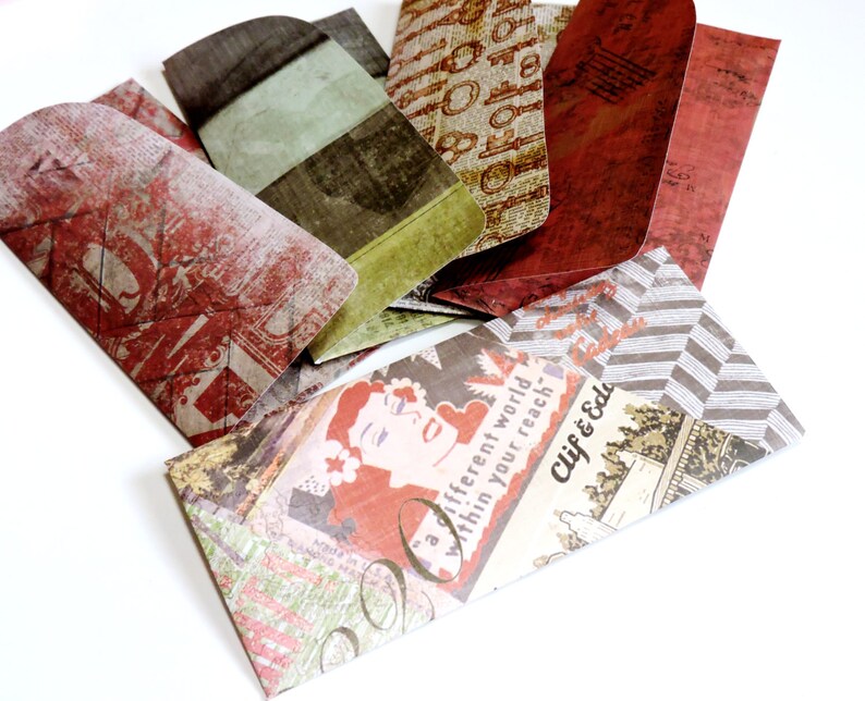 Cash System Envelopes Decorative Money Gift or Bank Savings Etsy