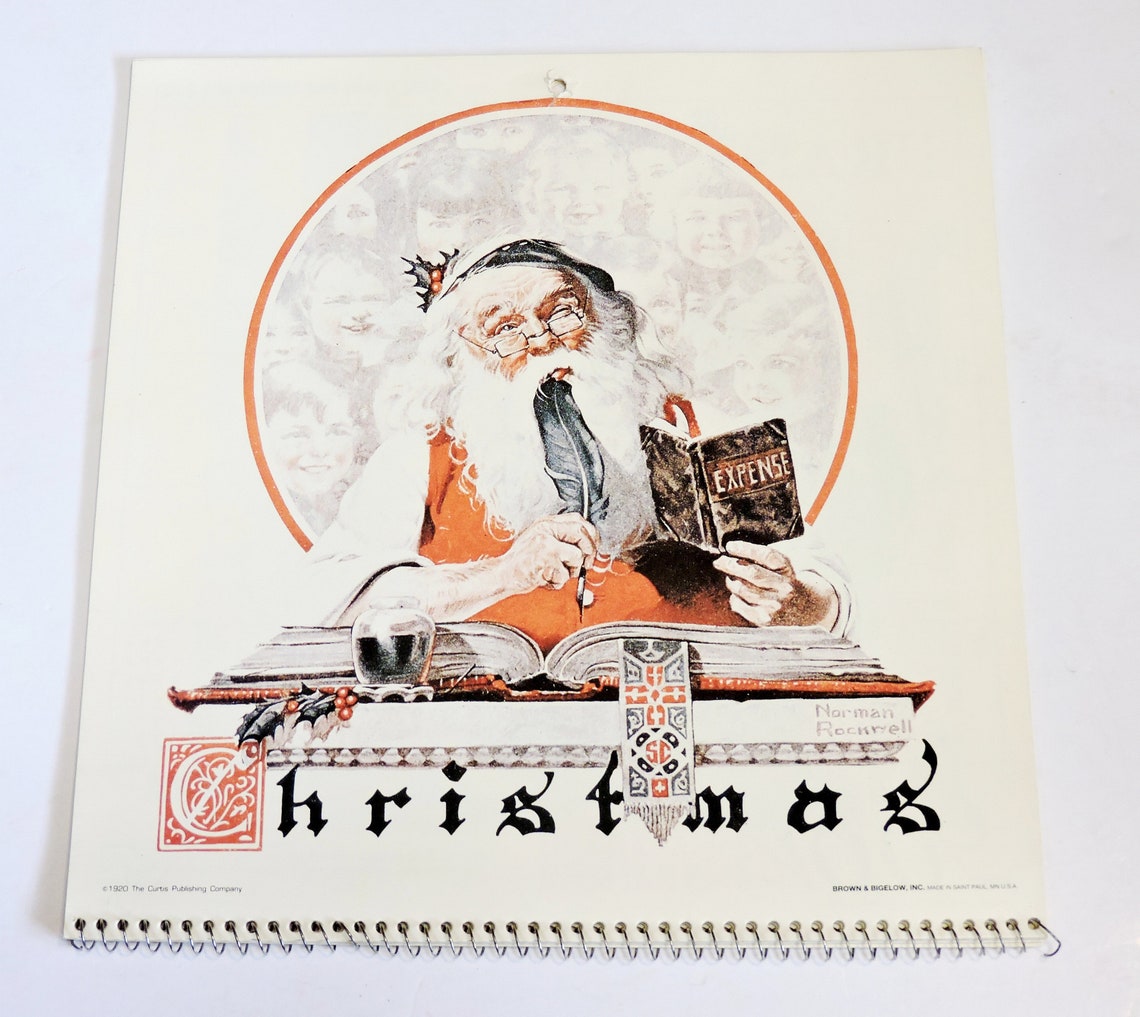 Norman Rockwell Calendars Vintage 1981 1995 Pictures To Etsy