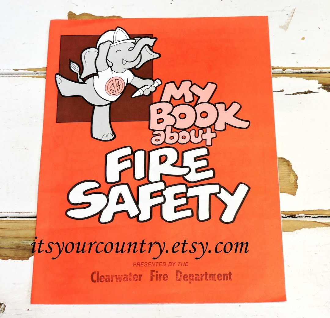 My Book About Fire Safety Basic Educational Teaching Tool - Etsy