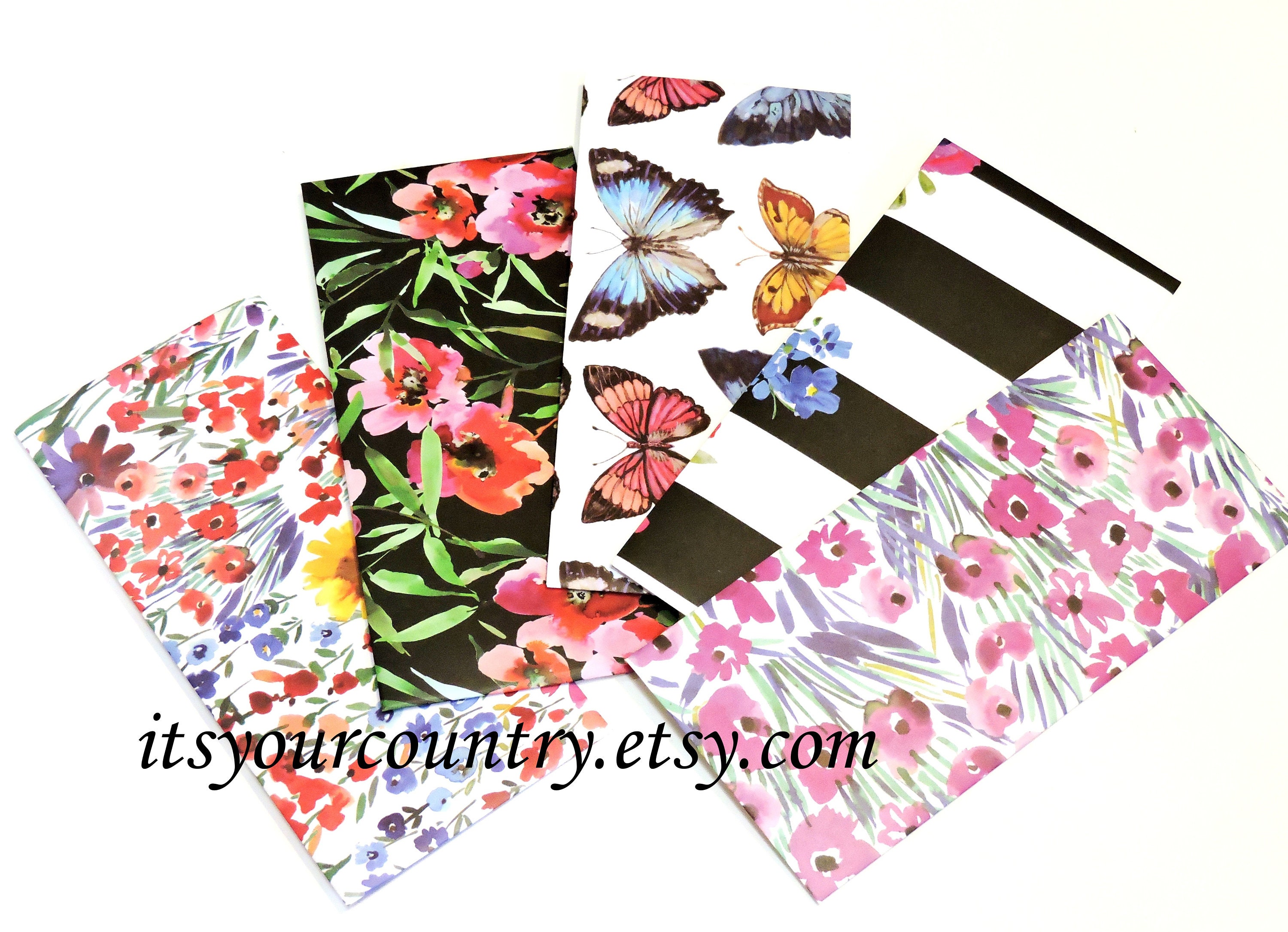 Floral Budget Envelopes Cash System Envelopes Wedding Etsy