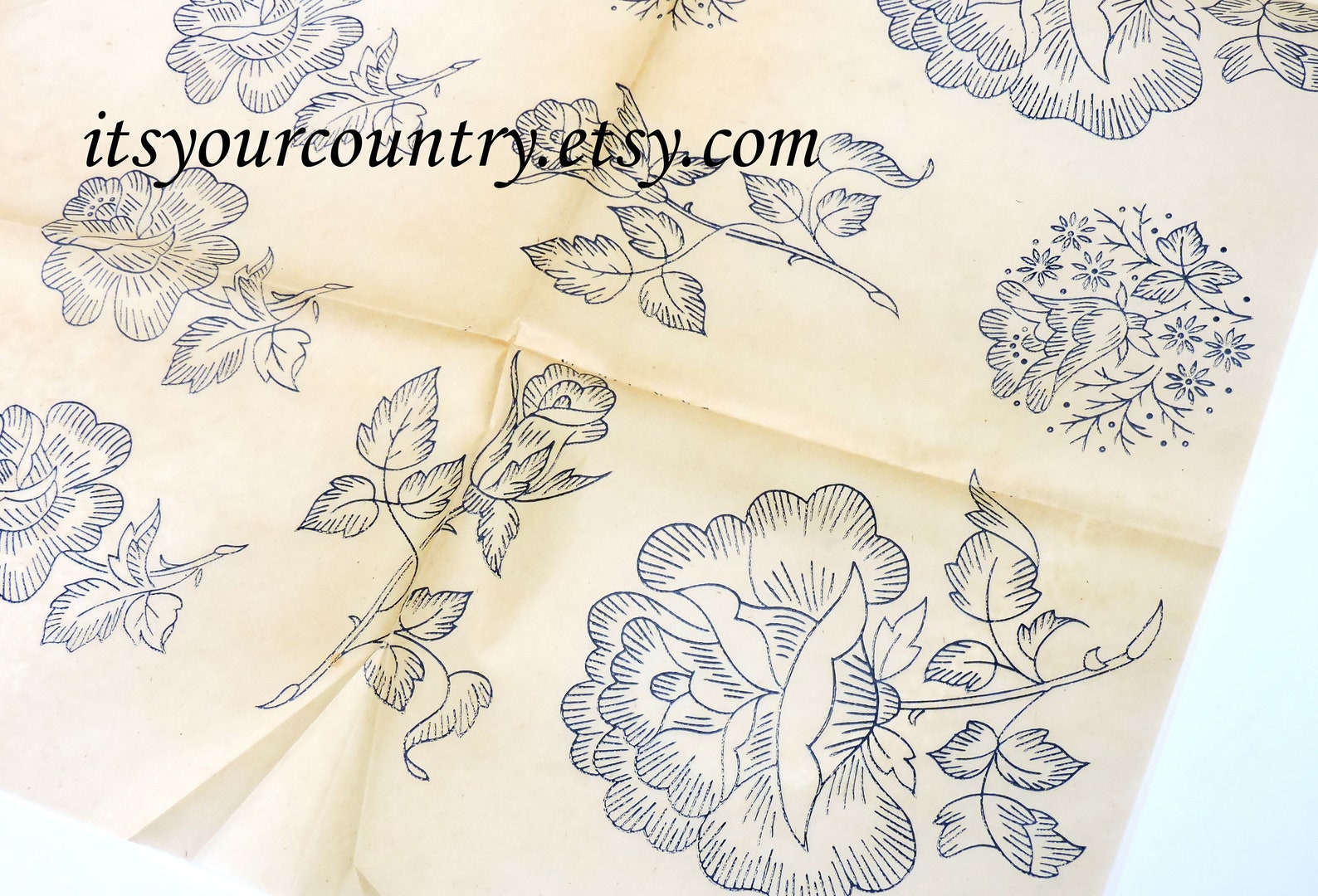 Vintage Vogart 212 Embroidery Transfer Pattern 1950s Hot Etsy