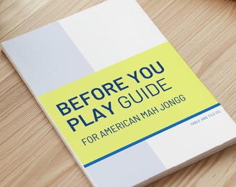 American Mah Jongg Anfängerleitfaden, Mahjong Karten-Referenz, PDF Digitaler Download