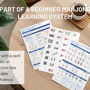 American Mahjong Tile Reference Chart With Numbers (PDF Download) - Etsy