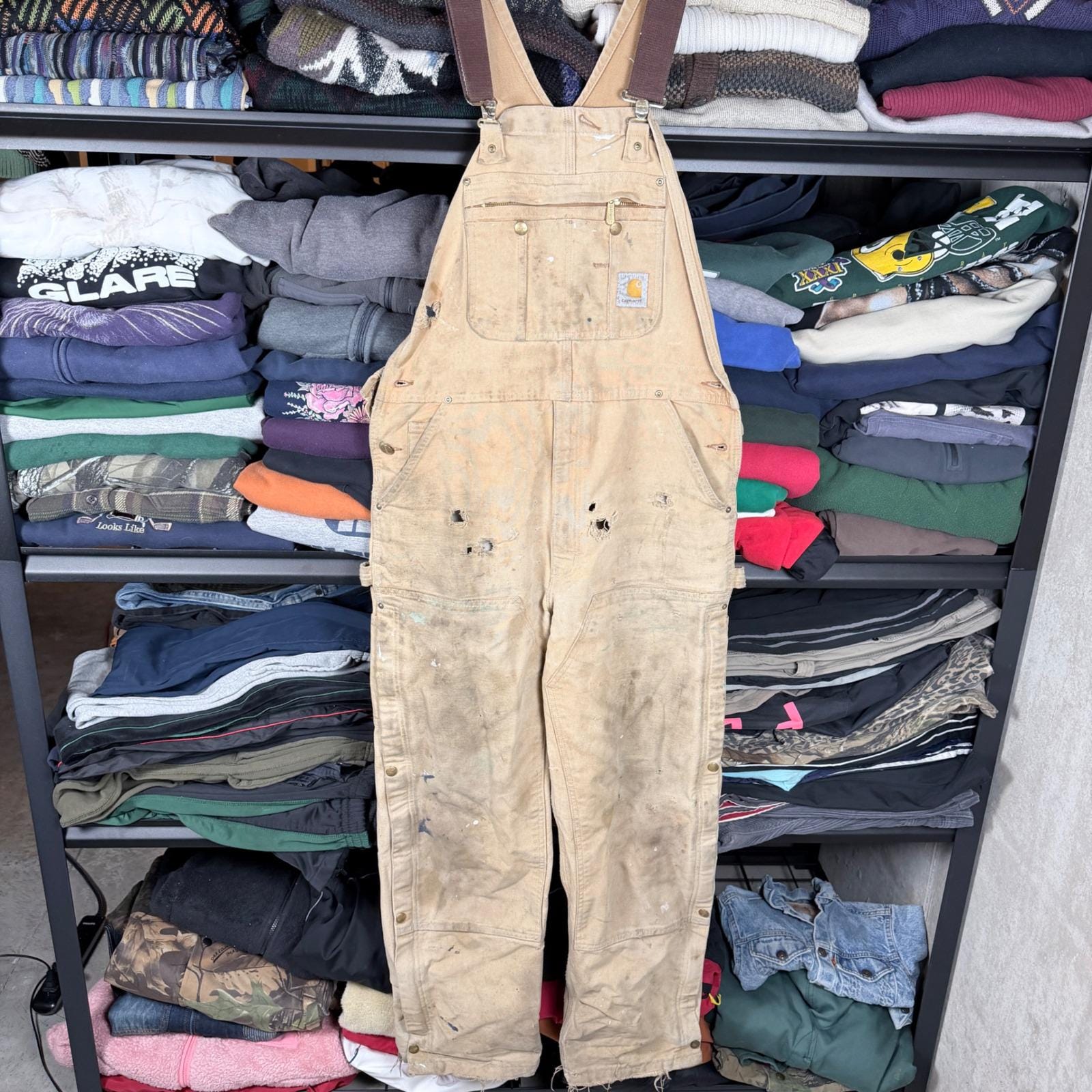 Vintage Carhartt Overalls Mens - Etsy