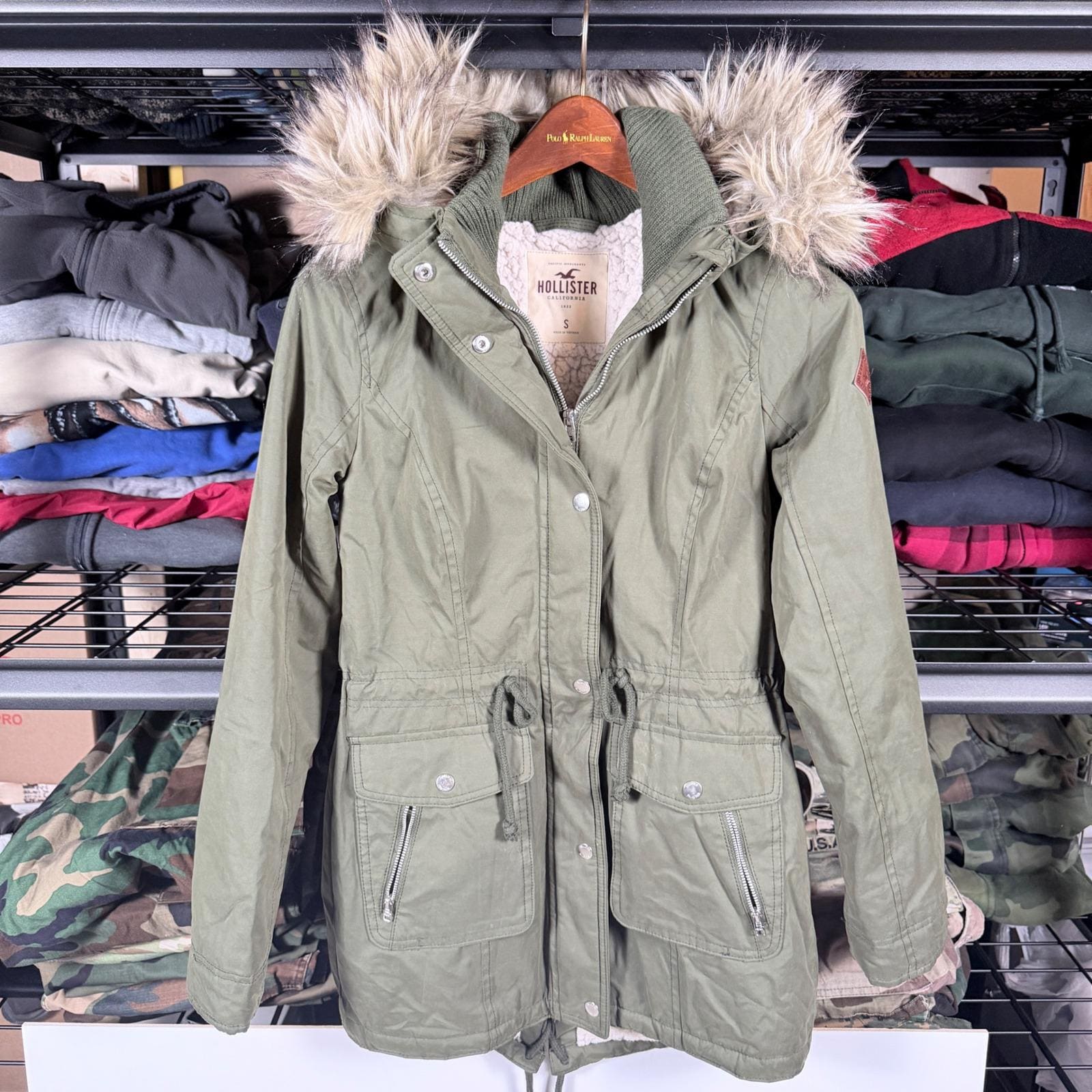 Vintage Hollister Fur Jacket - Etsy