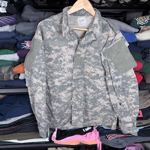 Amerikansk militär stridsuniform ACU Digital Camo Jacka Liten Regular