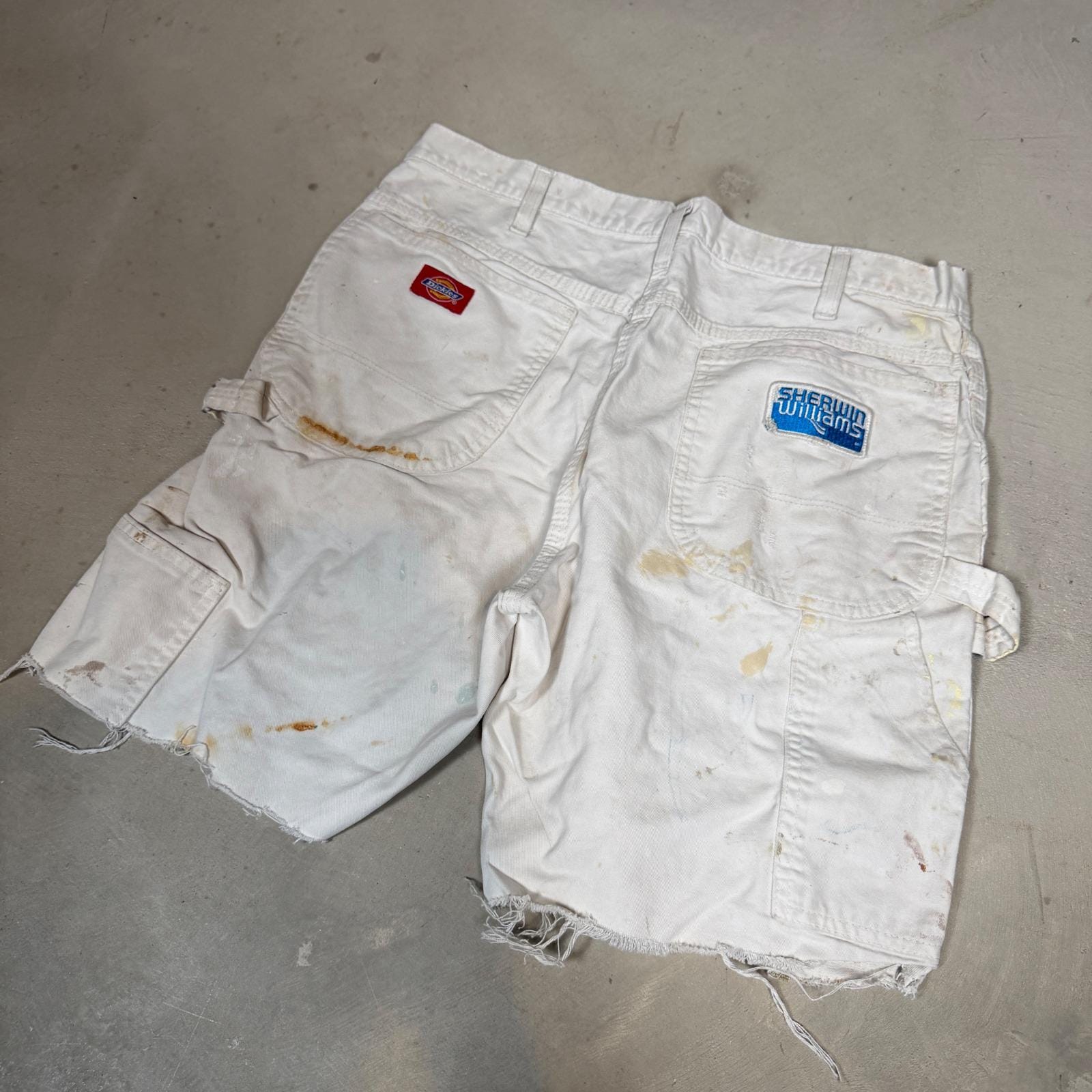 White Painter Shorts - Etsy