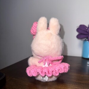 Crochet Labubu Dress and Bow image 5