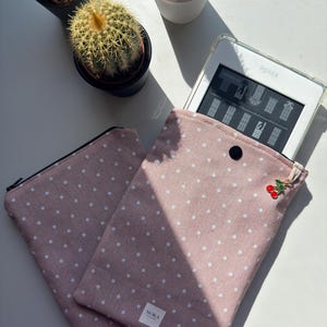 Funda Kindle acolchada hecha a mano | Funda textil para e-reader | Funda Kindle personalizada | Regalo para lector