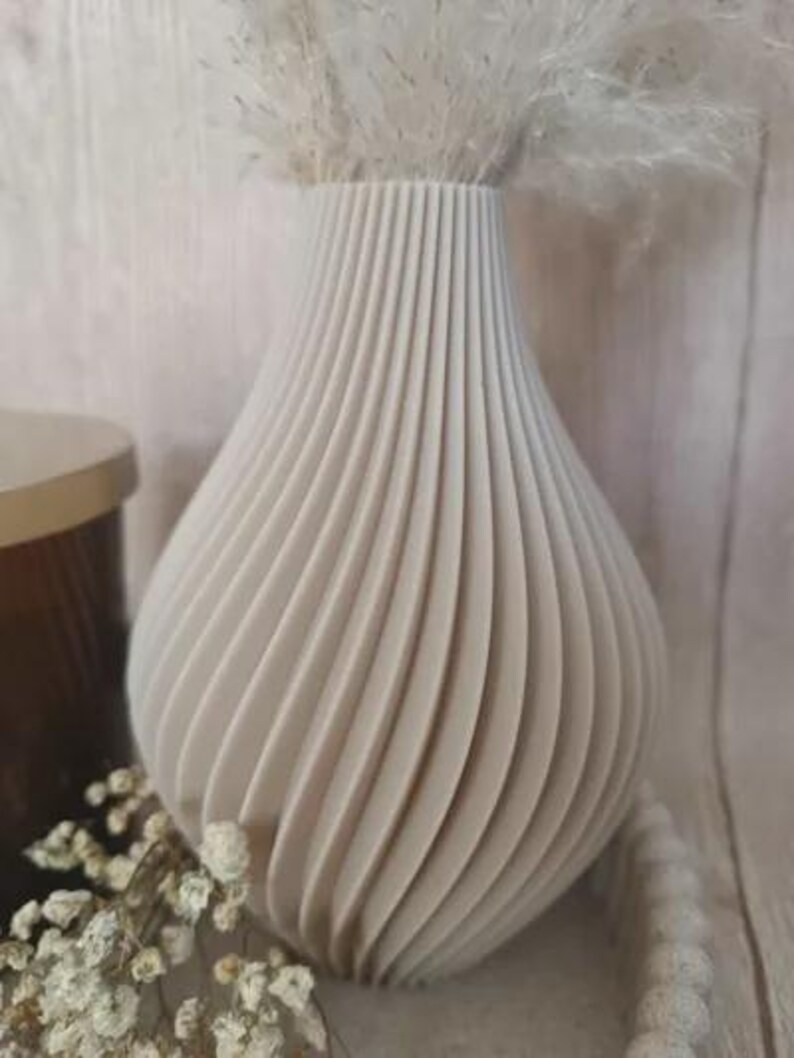 Scandinavian Soft-wave Textured Vase - Etsy