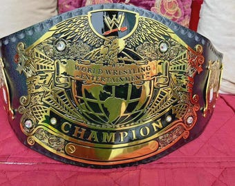 Wrestling Championship Belt 2mm Brass Plate Gold Replica Adult Size Title Belt