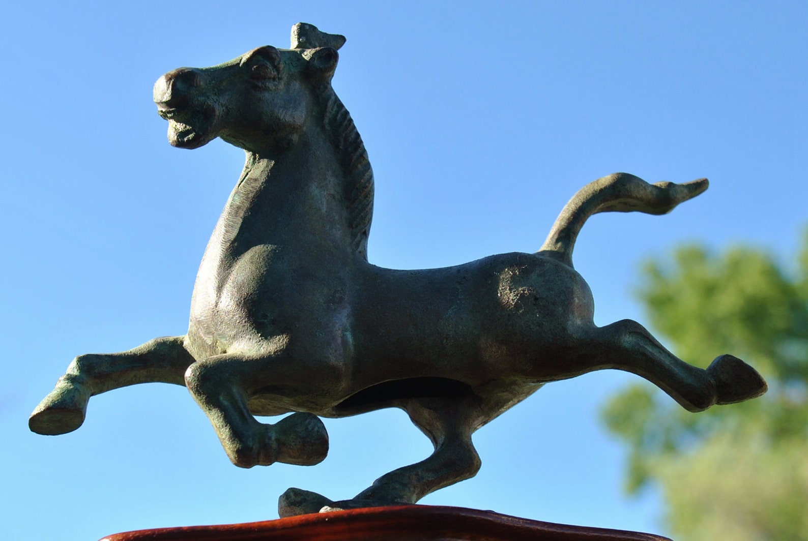 Antique Bronze Running Horse Galloping Horse of Kansu Statue Etsy