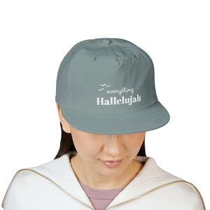 Everything Hallelujah Embroidered Surf Cap | Gift for her or him image 5
