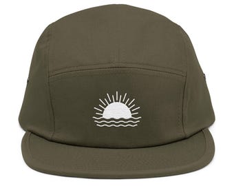 Rising Sun 5-Panel Hat | Embroidered Sunrise Hat