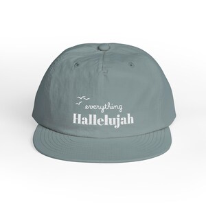 Everything Hallelujah Embroidered Surf Cap | Gift for her or him image 10