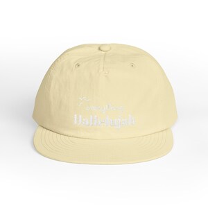 Everything Hallelujah Embroidered Surf Cap | Gift for her or him image 13