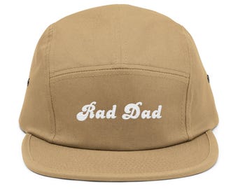 Rad Dad Embroidered 5-Panel Hat | Dad Gift