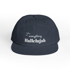 Everything Hallelujah Embroidered Surf Cap | Gift for her or him image 14