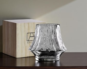 Handmade Old Fashioned Whiskey Glass – 220ml Luxury Bourbon & Scotch Tumbler | Premium Rocks Glass Gift for Men