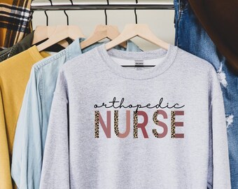 infirmière orthopédique, cadeau pour infirmière, sweat-shirt d’infirmière, chemise d’infirmière, nouvelle infirmière, cadeau d’infirmière, cadeau d’infirmière diplômée, appréciation de l’infirmière